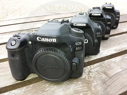 My progression through the Canon DSLR range - 350d, 400d, 550d and 80d
