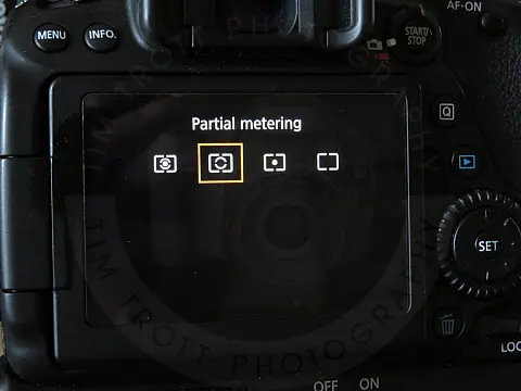 Digital SLR Metering Mode Selection