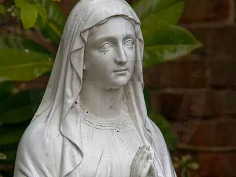 Status of the Virgin Mary, Spetchley Park