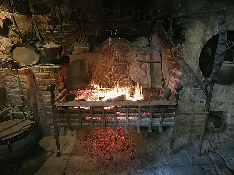 The Fireplace in the Minstrel’s Hall