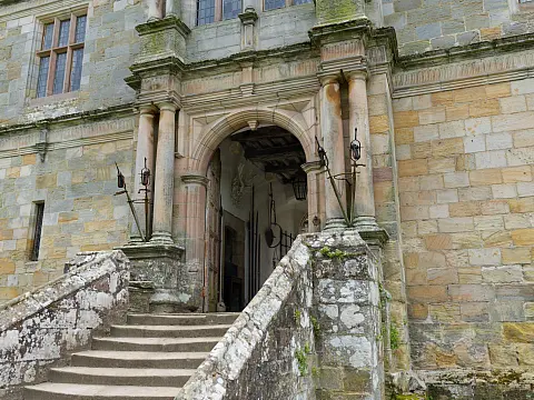 Main entrance gate of Chillingham Castle