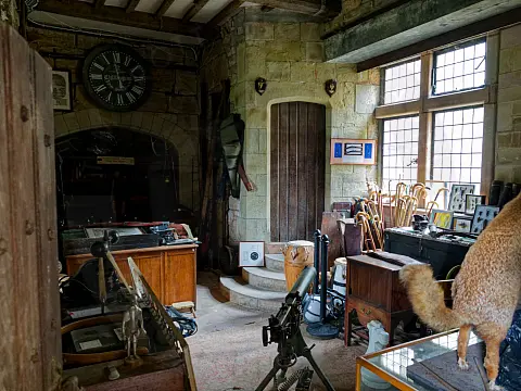 Another side room filled with antiques